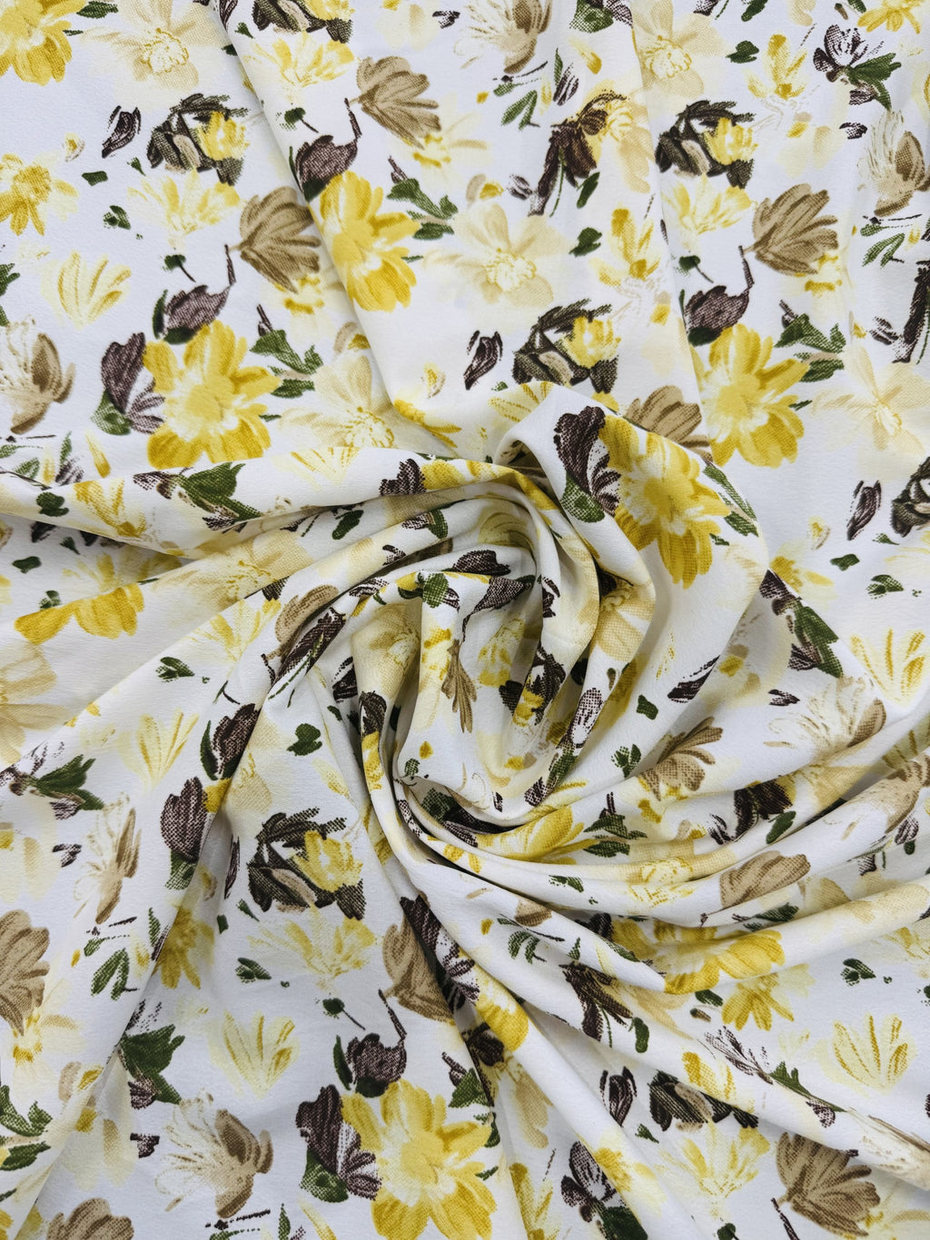 Printed Mustard/Floral