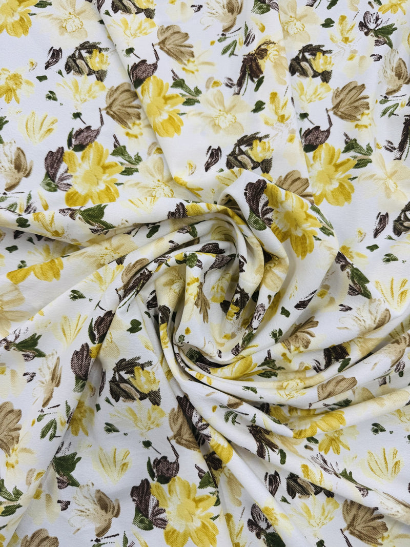 Printed Mustard/Floral