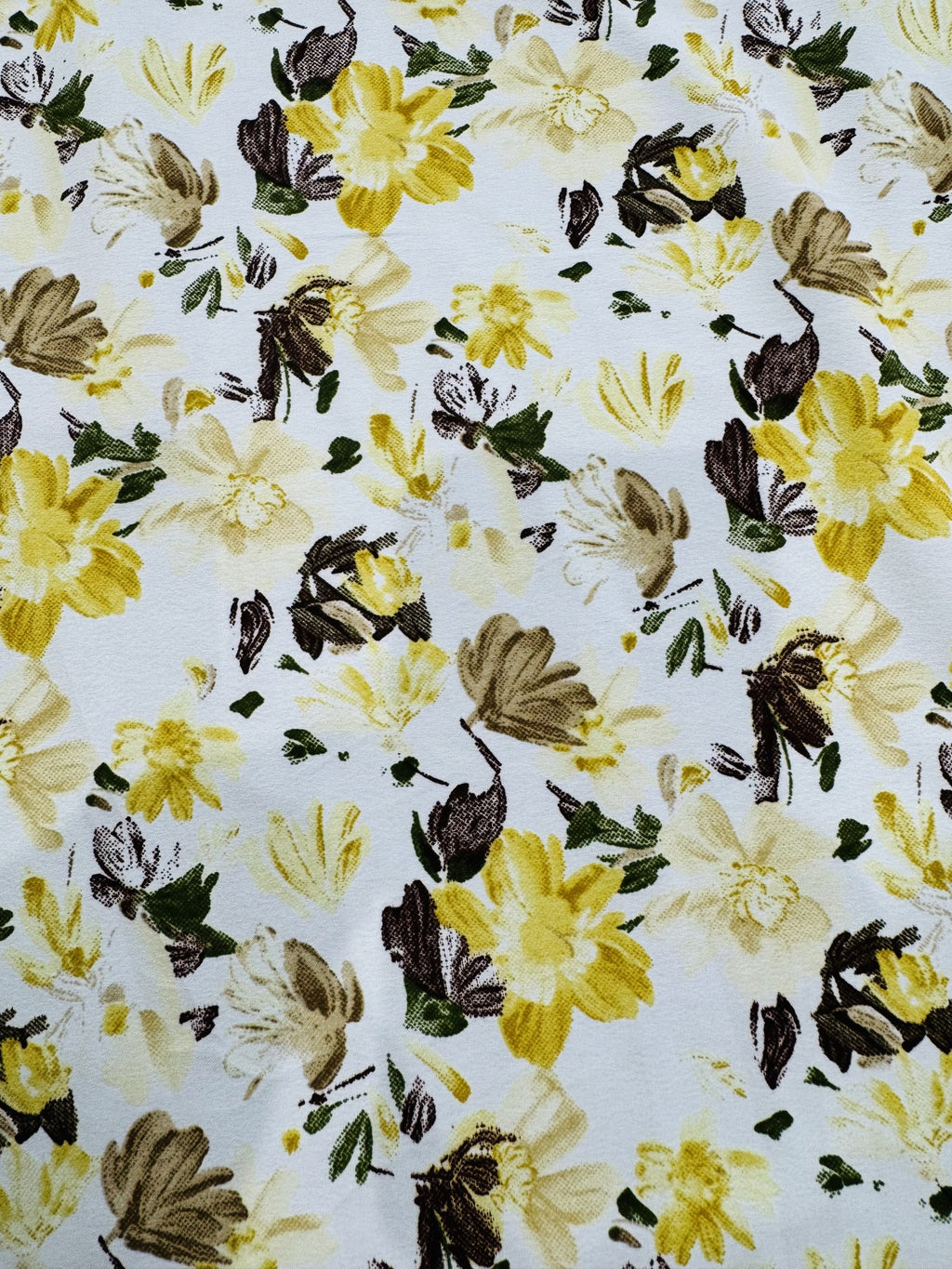 Printed Mustard/Floral