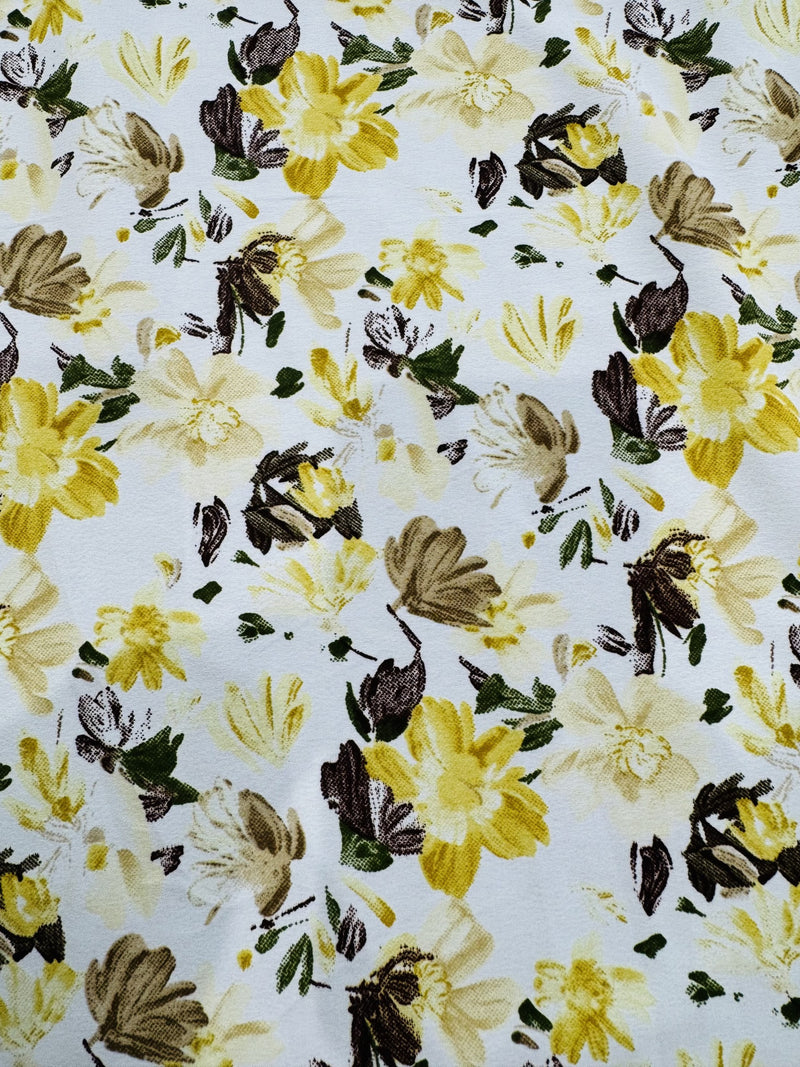 Printed Mustard/Floral