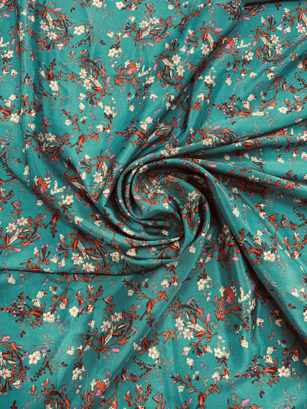 Printed Teal