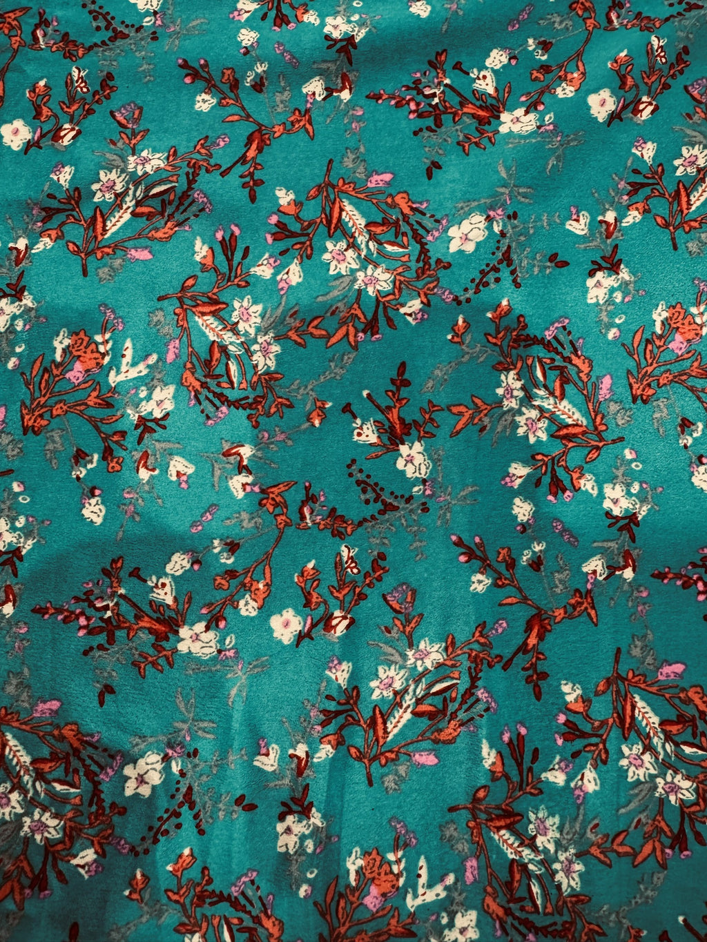 Printed Teal