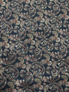 Printed Black Paisley Foil