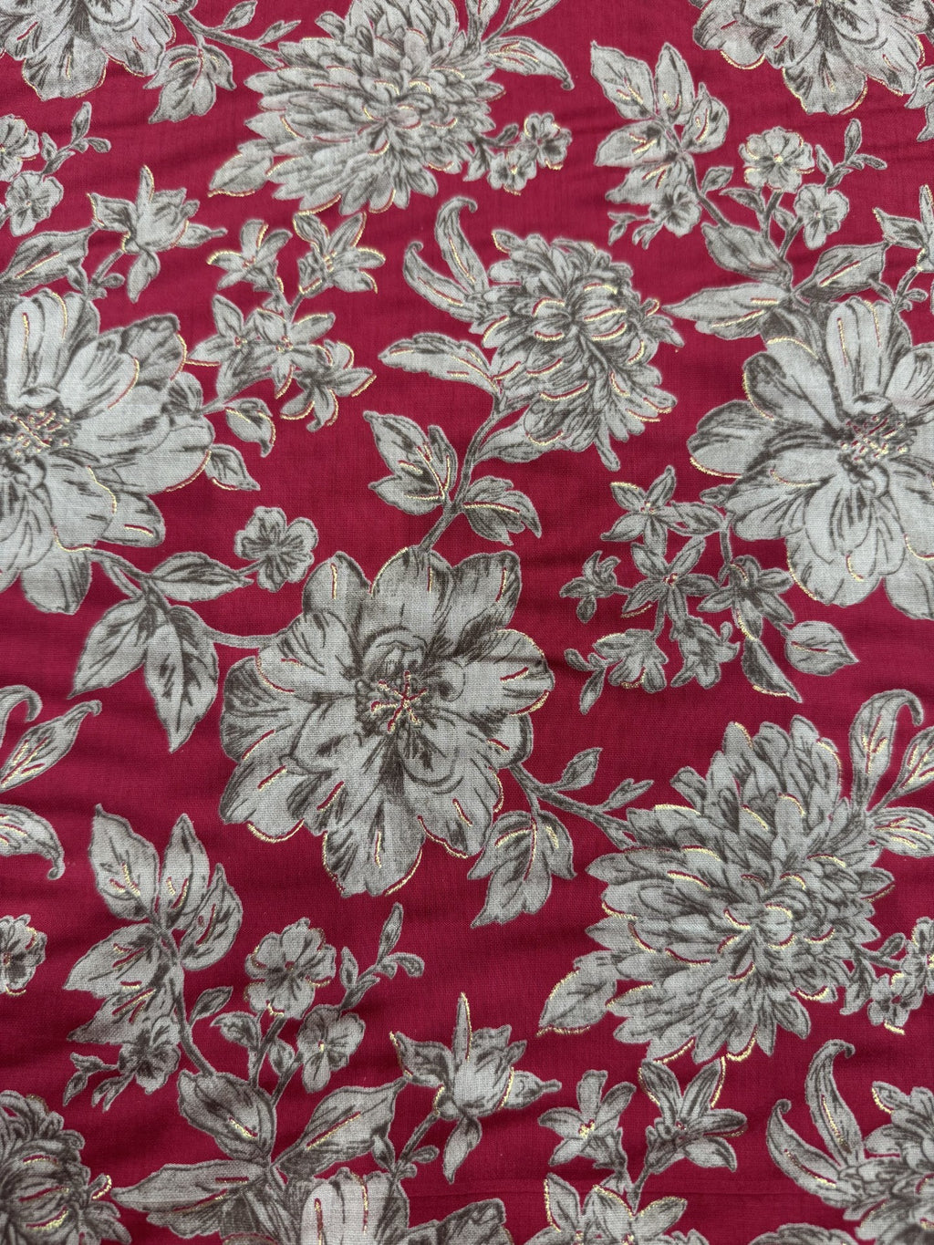 Foil Erie Silk Fuchsia