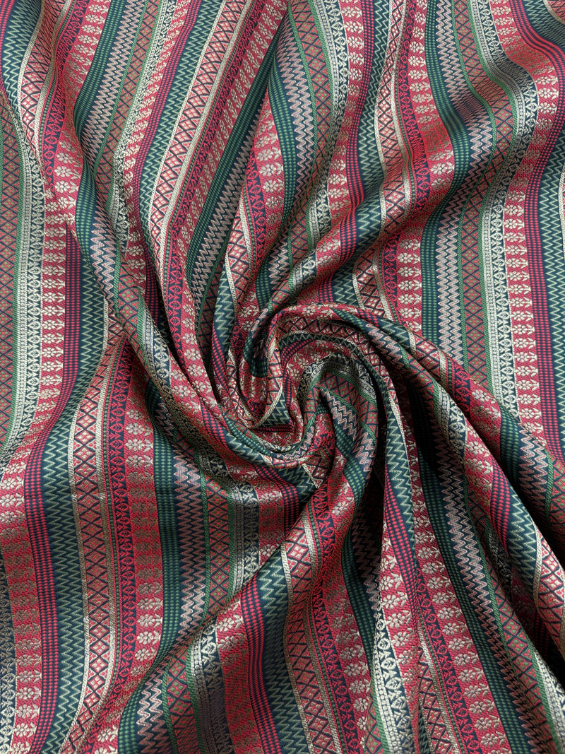 Brocade Red/Green