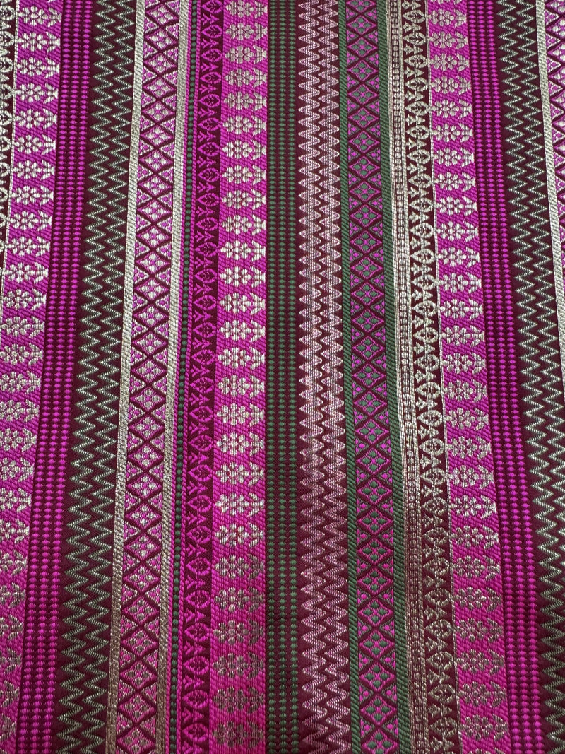 Brocade Fuchsia/Burgundy