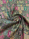 Brocade Green Multi
