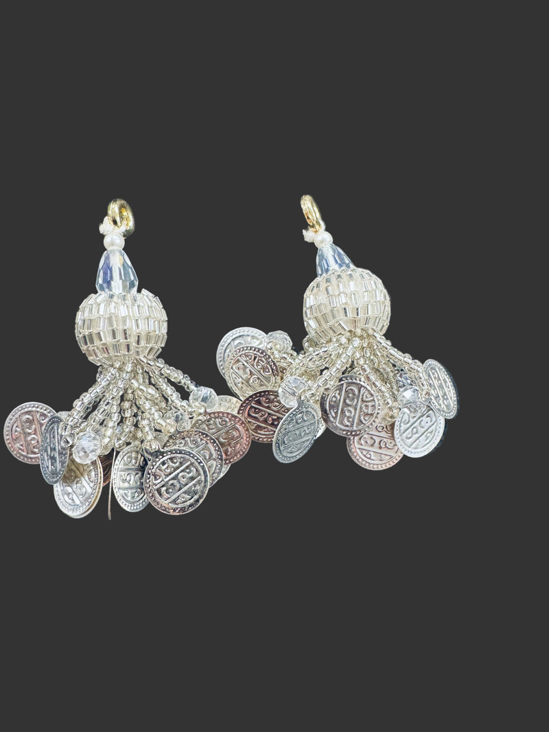 Tassels Silver/Coins