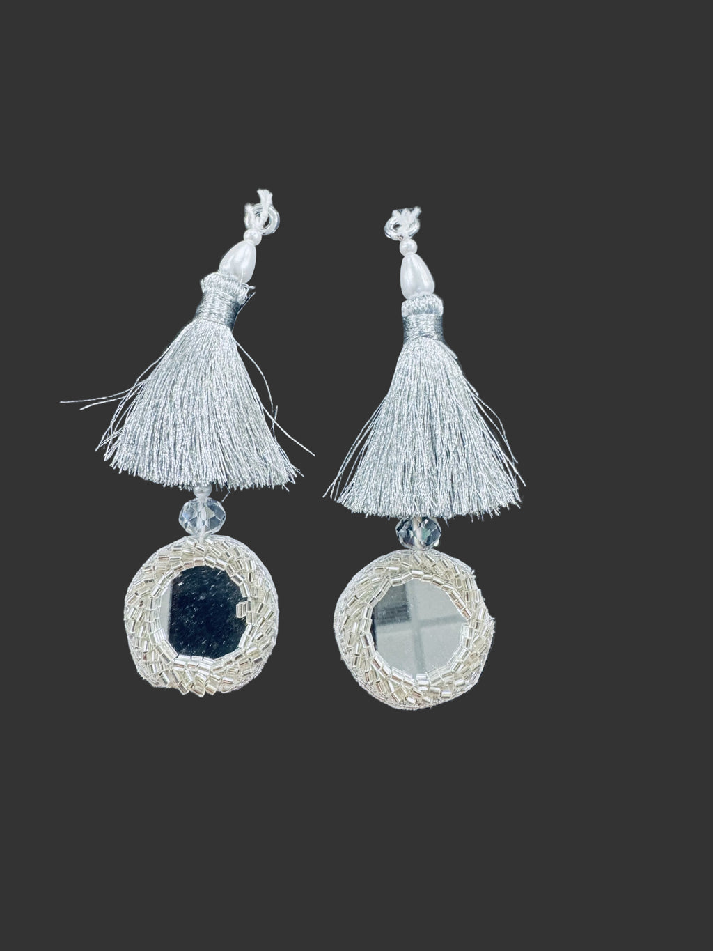 Tassels Silver Thread/Mirror