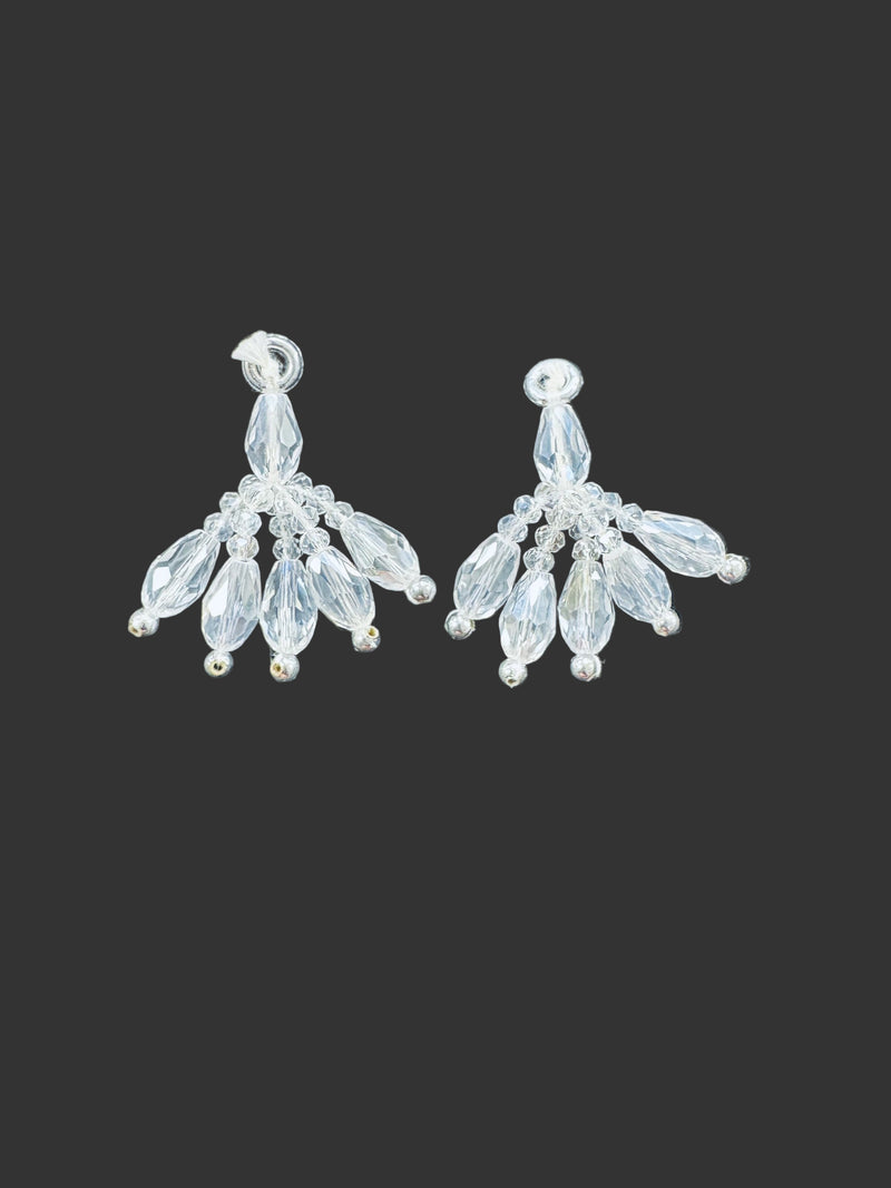 Tassels Silver Crystal