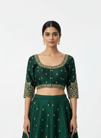 Emerald Green Blouse