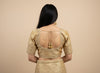 Gold Blouse Embroidered