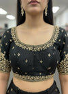 Black Blouse Embroidered