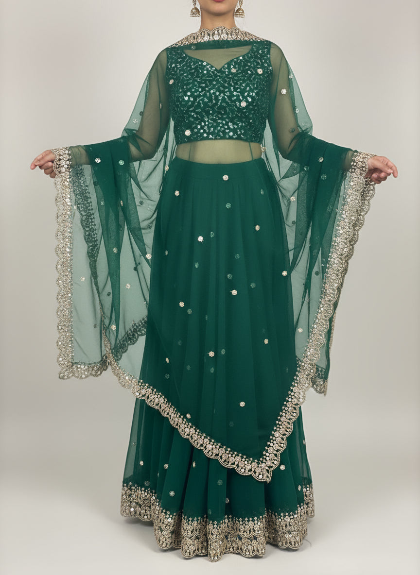 Dupatta Green