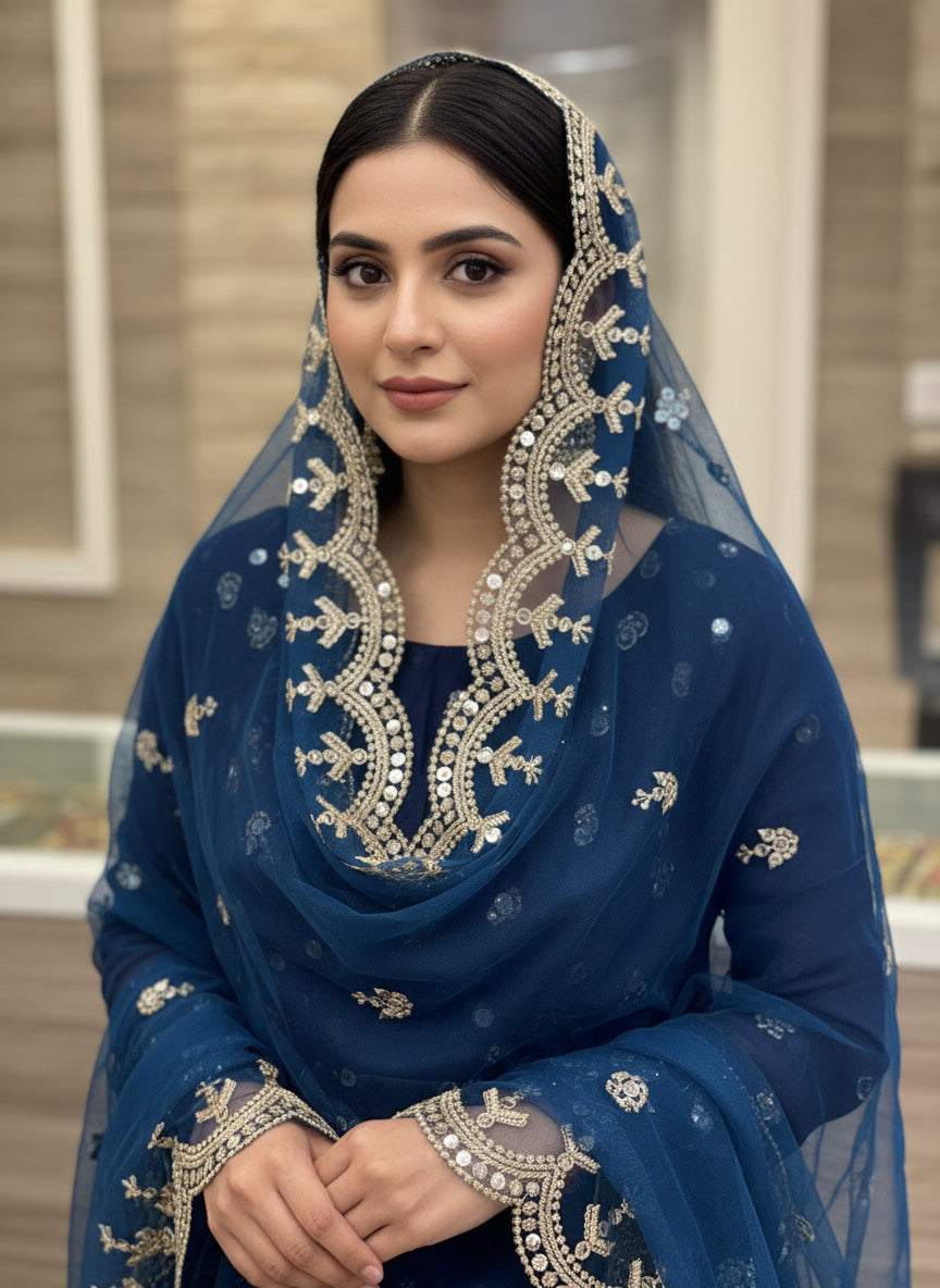 Dupatta Teal