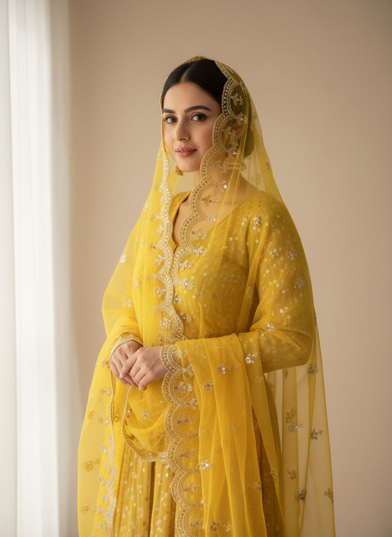Dupatta Yellow