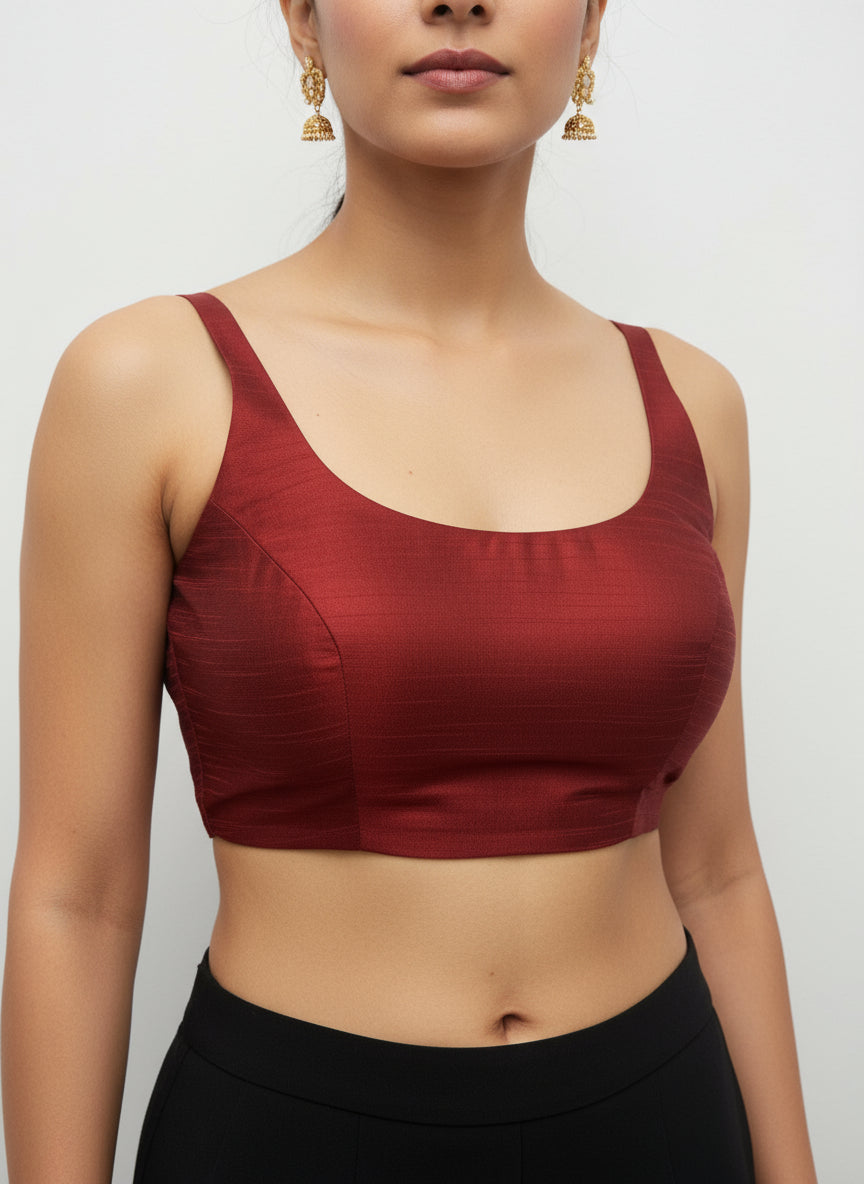 Maroon Blouse
