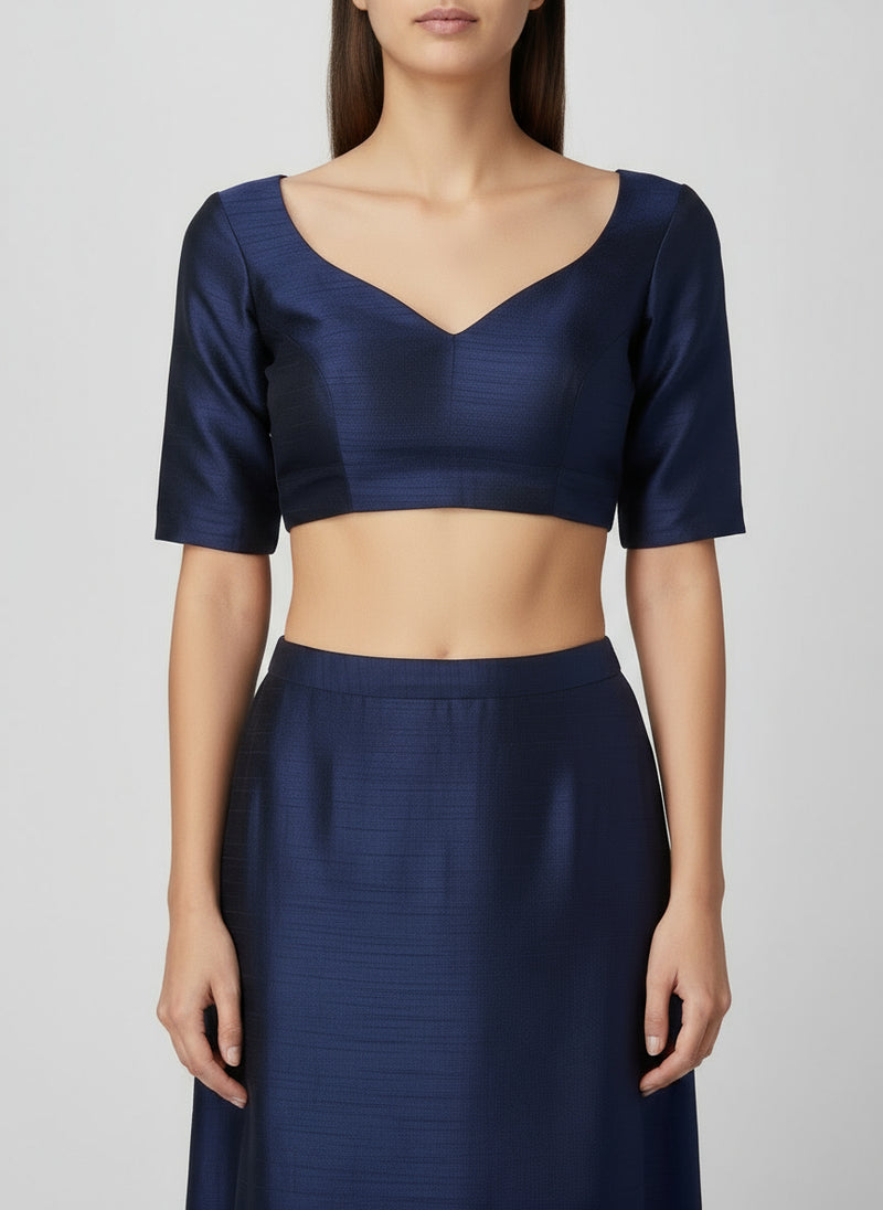 Navy Blouse
