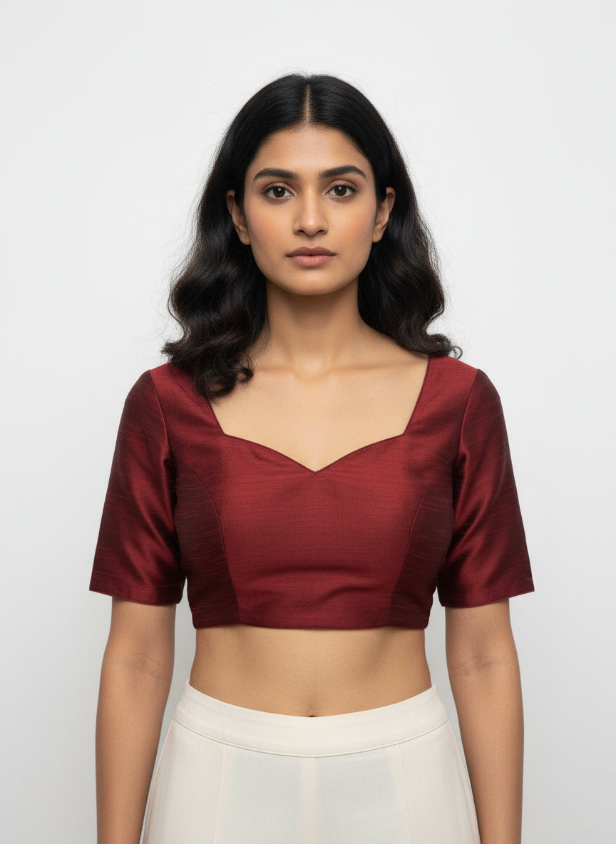 Maroon Blouse
