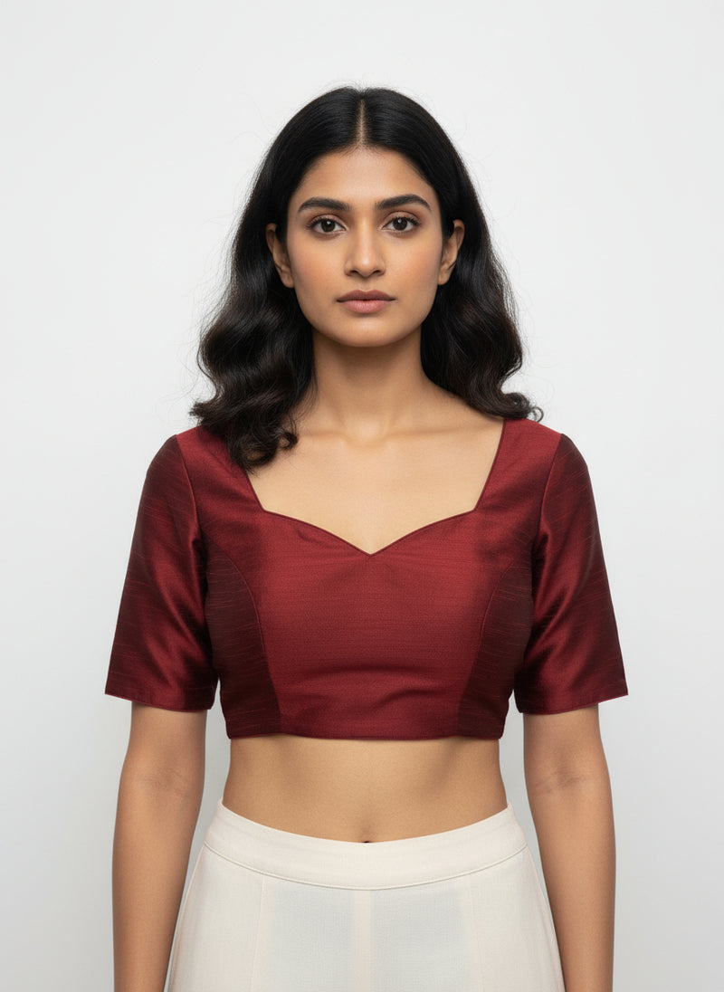 Maroon Blouse