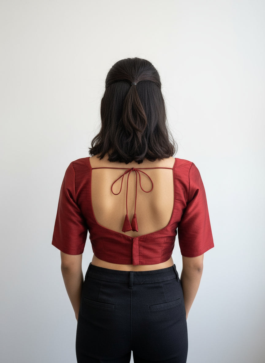 Maroon Blouse