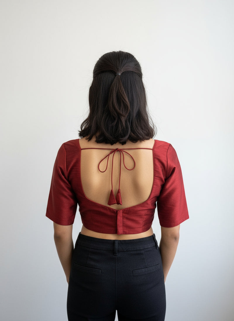 Maroon Blouse