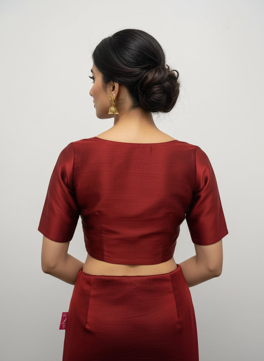 Maroon Blouse