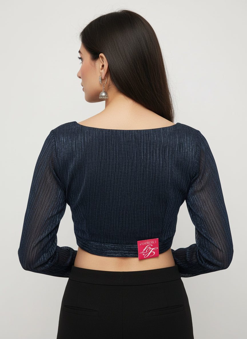 Navy Blouse