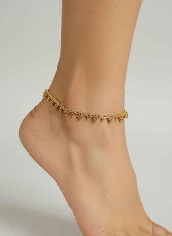 Gold-Tone Anklet (Sold as a Pair)