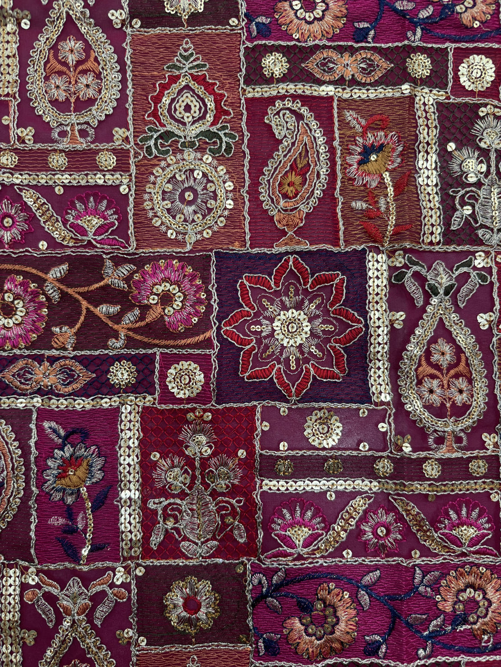 Fuchsia Multi Embroidery