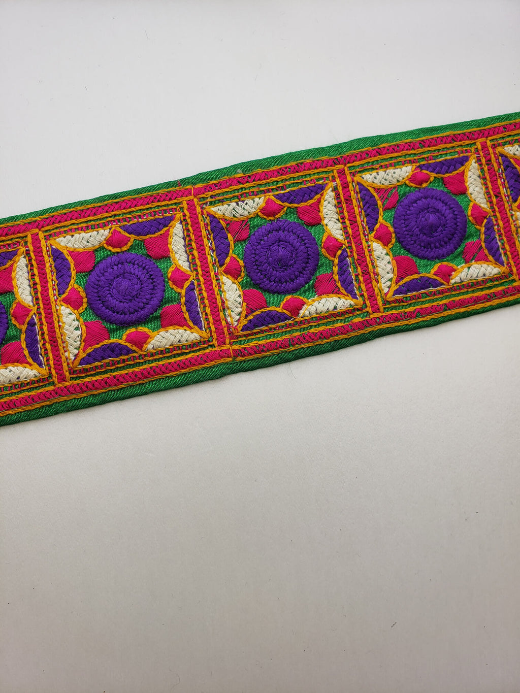 Multi Coloured Thread Embroidered