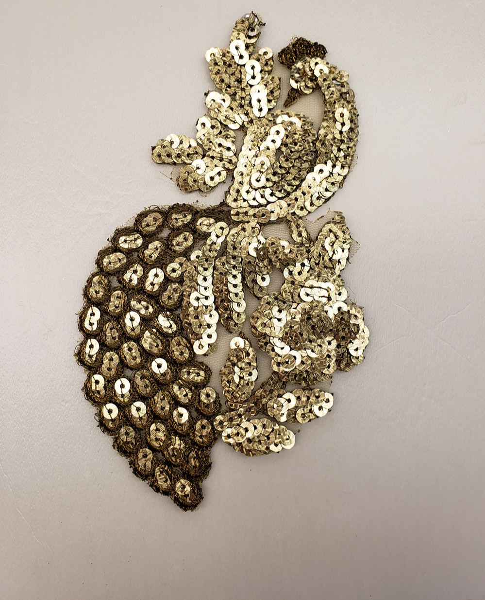 Sequins Peacock Motif