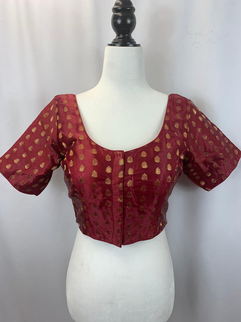 Brocade Blouse R393 – Lishkara-Fabrics-ca