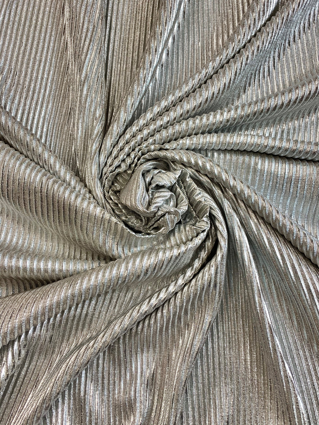 Silver Pleated
