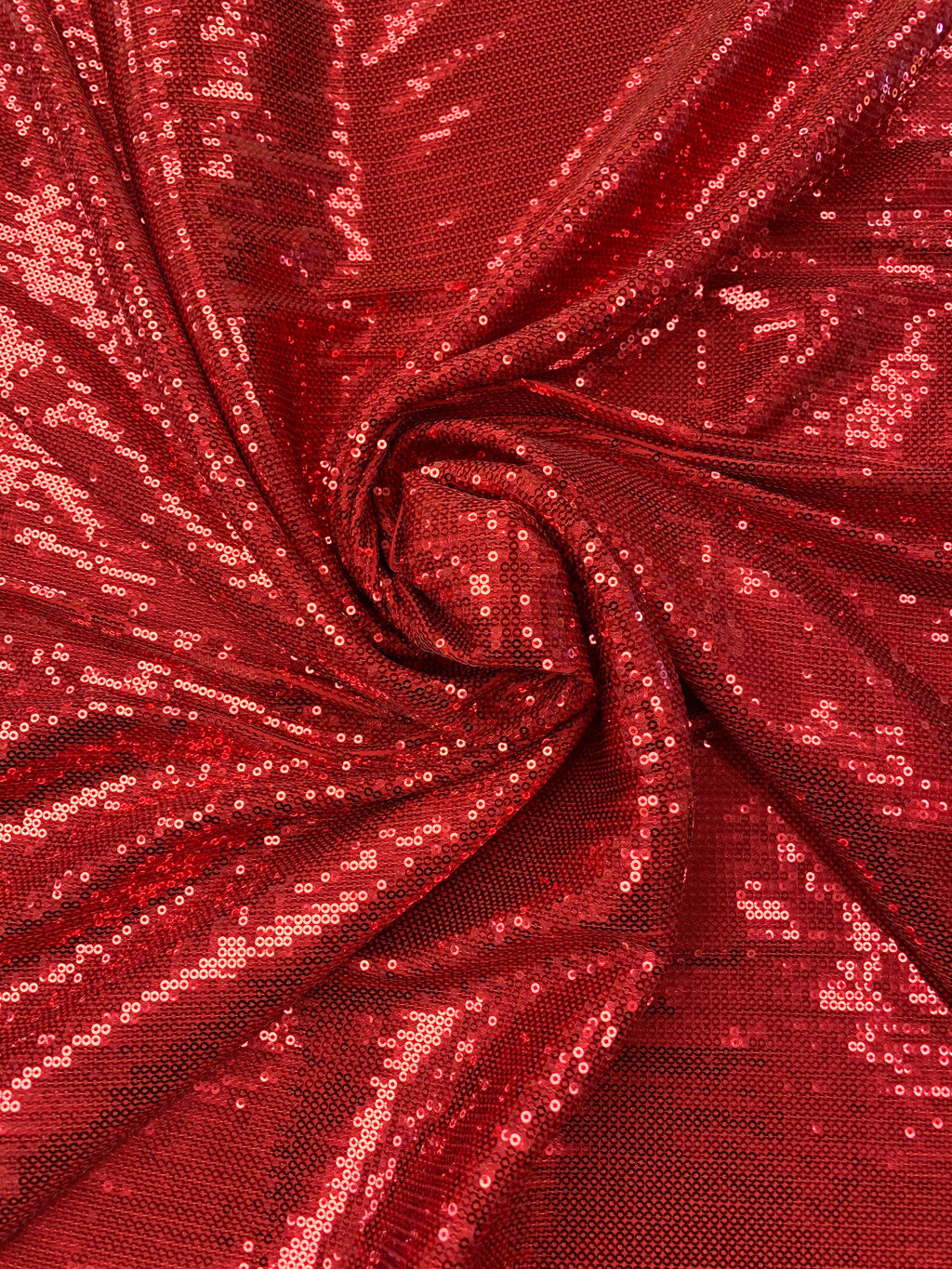 Embroidered Sequins Red