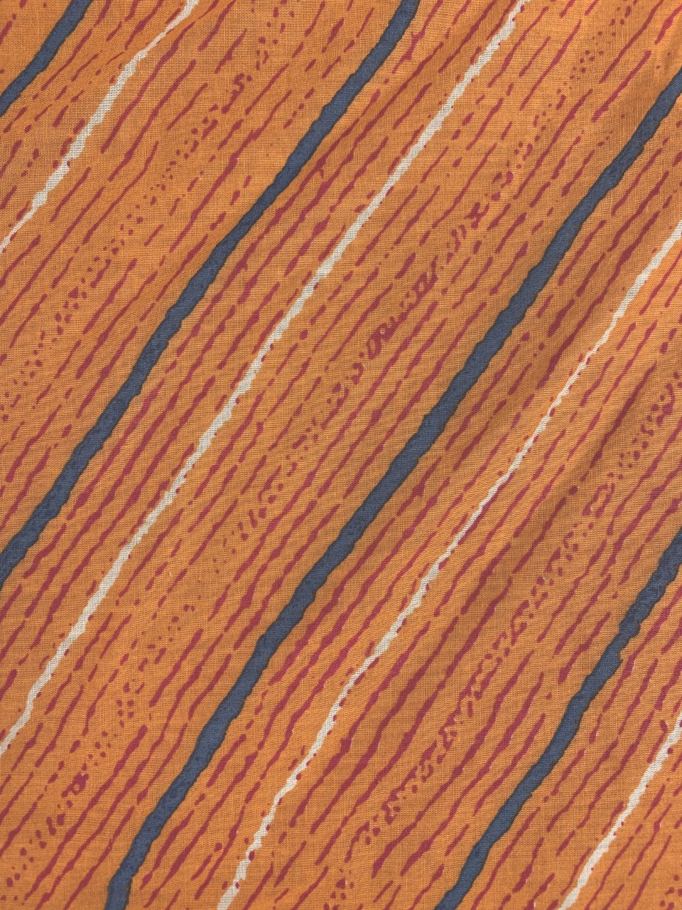 Cotton Orange/Lines