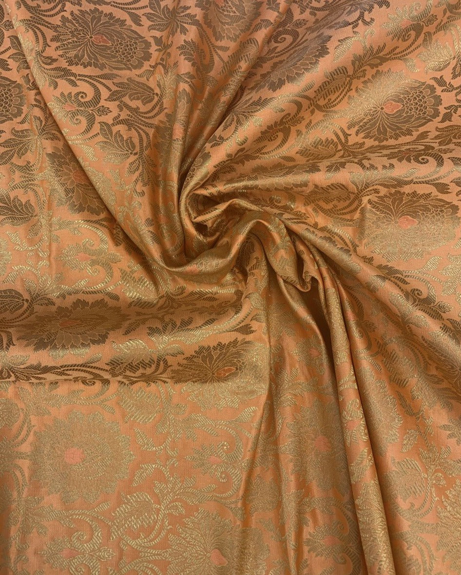 Brocade Peach/Gold