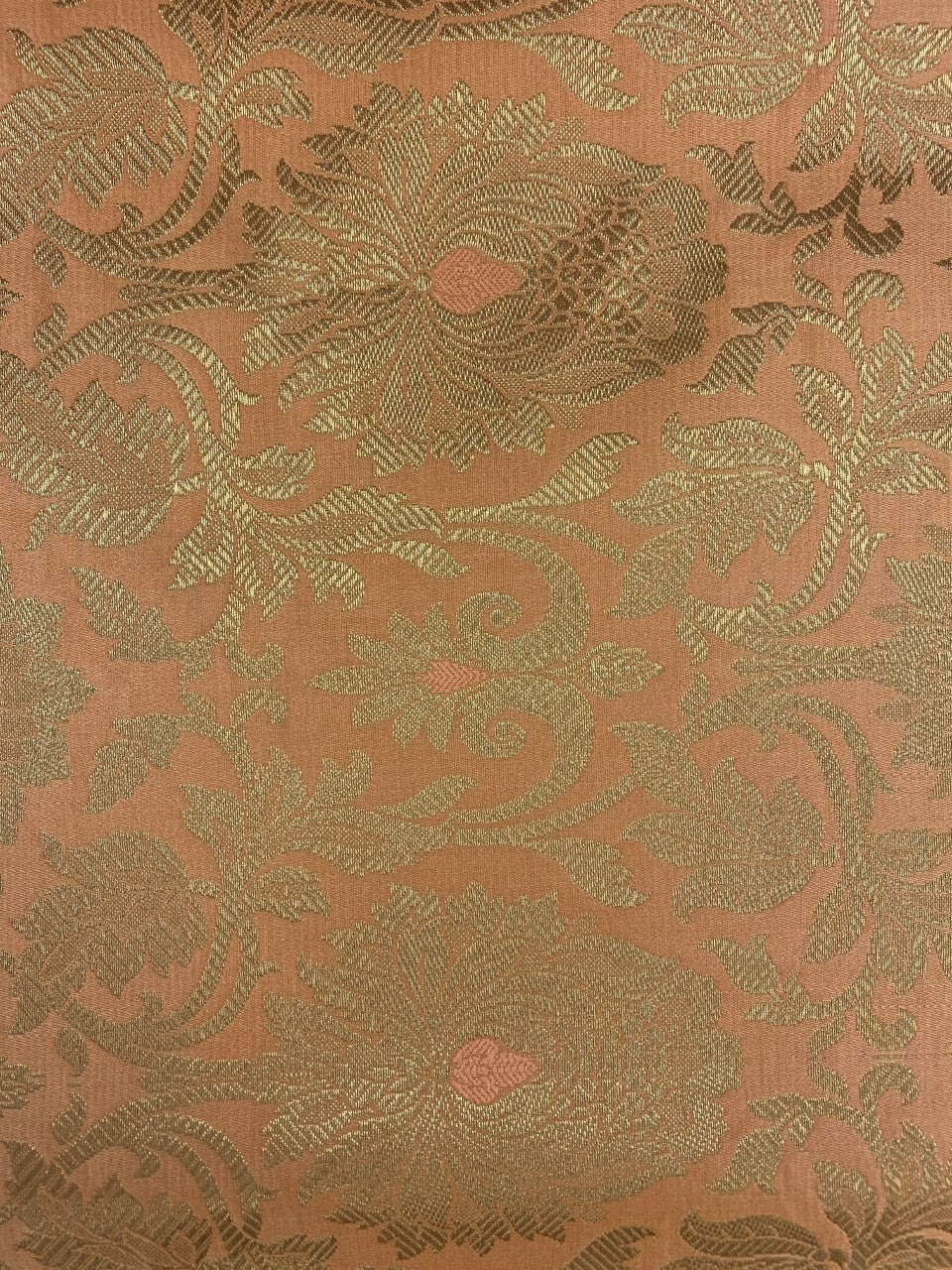 Brocade Peach/Gold