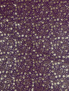 Georgette Purple Sequins