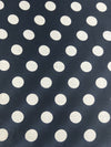 Satin Black/White Polka Dot #2