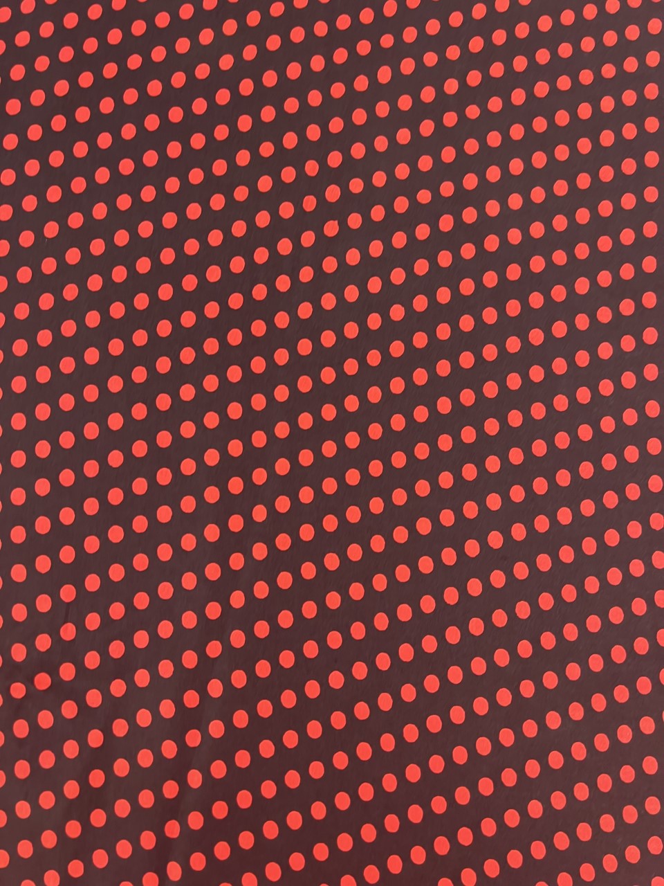 Satin Black/Red Polka Dot