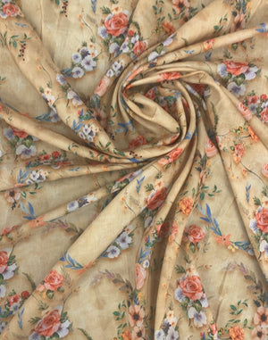 Muslin Floral Digital Print #102